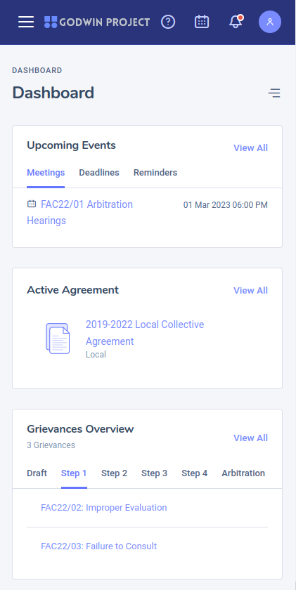 app screen